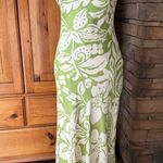 Paper Heart  Green and White Floral Maxi Dress.  Hawaiian. Size Small Photo 0