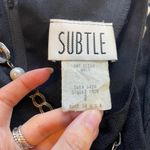 SUBTLE Vintage Maxi Dress Black Necklace Gown Sleeveless 8 Medium Photo 2