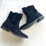 Vince Camuto  Fanti‎ Suede Slouch Boot Black Women Size 7M Ankle Booties Shoes Photo 1