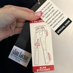 Investments  SLIM FACTOR 3X Regular Slim Straight Pull-on Jeans Dark Wash NWT Photo 1