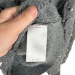 EXPRESS  Embellished V-Neck Balloon Sleeve Cardigan in Grey Size XS Photo 12