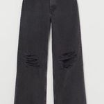 H&M Black Wide Leg Jeans Photo 2