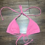 PacSun NWOT  Eco Pink Carly Ribbed Triangle Bikini Top Photo 1