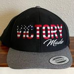 Sport-tek NWT Victory Made Patriot SnapBack Cap Red White Blue and Black Photo 0