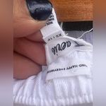 Aerie  White Denim Circle Mini Skirt Photo 5