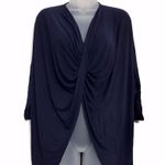 Silence + Noise urban outfitters navy blue twist top Photo 0