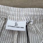 october's very own October’s Very Own Poplin Striped Shorts Photo 6