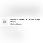 Yakkem x Madison Prewett puffer vest Photo 5