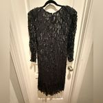 O.R Silk Fashions Dress size L ( 100%silk ) Black Size L Photo 3