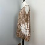 PPLA  Petra Tan & White Tie Dye Cold Shoulder Long Sleeve Top Large Photo 4