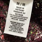 Aeropostale  medium long sleeve pullover knit sweater maroon sheer lightweight Photo 5