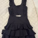 TCEC Black Leopard Print Cut-Out dress  Photo 1