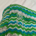 Spyder : Green & Blue Striped Women's Sweatshirt- 1/4 zip- 8 Photo 3