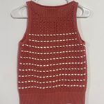 Loft Coral Knit Sweater Tank Top Photo 3