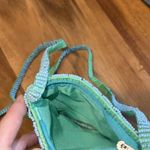 Brown & Blue Hand Beaded Crossbody Bag Green Photo 1