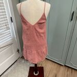 Style Rack Rose Gauze 100% Cotton Sleeveless Tank Short Mini Dress V-Neck Large Photo 2