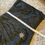 David Meister Vintage Brooch Embellished Embroidered Black Strapless Dress 6 Photo 5