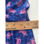 Southwind Apparel Sundress Size L Blue Pink Crabs Halter Swim Halter Beach Vaca Size L Photo 12