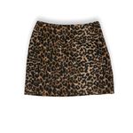 Weekday  leopard mini wool blend skirt size 38 Photo 1