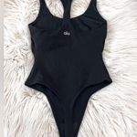 Alo Yoga Black Sleek Back Bodysuit | Size XXS | One-Piece Tank Leotard Photo 1