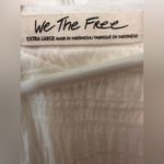 We The Free Free People Sugar Cube Womens Tee Shirt White Size XLarge NWOT Photo 4