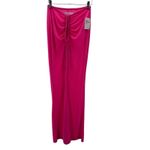 Good American Shimmer Cover-Up Pants Hot Pink High Waist Swim Size Large NWT Photo 1
