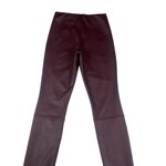 Good American  Better Than Leather Malbec Faux Leather High Rise Leggings Photo 3