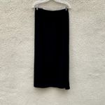 Vintage New Old Stock Black Maxi Skirt M Anna Pull On Size M Photo 6