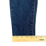 American Eagle  Womens Mid Rise Super Skinny 4 Long Jeans Whiskered Front Photo 7