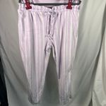 Berkley Jensen Purple Lounge Pajama Set Size L Soft Fleece Stripe‎ Bottoms Size L Photo 7