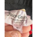 Juicy Couture Velour Black Rhinestones Track Pants Size medium Photo 3