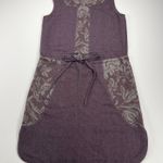 Suelas Linen Cotton Blend Sleeveless Shift Dress Purple Gray Size Euro 40/US 10 Photo 1