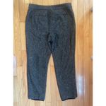 Talbots Sequin Dress Pants Black Marled Wool Blend Lined Trousers SIZE 8 Photo 4