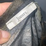 JODIFL  Camouflage Long Sleeve Twist Front Stretch Knit Top Medium Photo 5