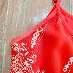 CAbi 🦃  Red Patterned Tank Top Size XS Photo 4
