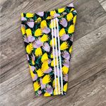 Adidas  ORIGINALS CYCLING SHORTS FLORAL MULTI RETRO yellow/purple MEDIUM #67 Photo 2