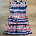 Marie Oliver  Sawyer Mini Dress Tiered Tie Dye V-neck Size XS Photo 1