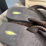 Volatile Brown Woven Platform Flip Flops Sandals Size 9 Photo 1
