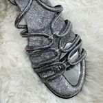 Stuart Weitzman  Silver metallic gladiator sandals Photo 1