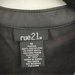 Rue 21  Faux Leather Motorcycle Sheer Vest Photo 7
