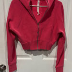 Lululemon Athletica pink Cropped Hoodie scuba Photo 0