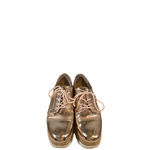 ALDO  Metallic Rose Gold Platform Lace Up Sneakers Women Sz 6.5 Photo 14