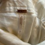 Free People  white linen romper. Size small Photo 6