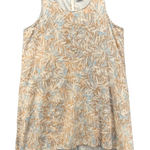 Catherines Womens Tank Dress Size 3X Linen Leaf Boho Travel Resortwear Vacation Photo 0