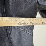 Jaclyn Smith Jacket Womens Small soft Leather Petite Zip Up Classic Coat y2k Photo 8