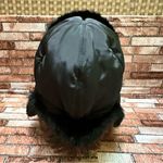 ADRIENNE LANDAU Real Fur Rabbit winter hat Black Photo 6