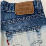 Levi's  514 Slim Straight Ombre Bleached Cut Off Denim Studded Shorts - 10‎ W25 Photo 6