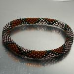 Sashka Brown / Rose Gold Bracelet 7"Original Size Photo 1