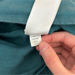 Athleta Playa Linen Bermuda HIgh Waist Shorts in Borealis Green Size 10 Photo 7