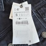 ZARA  The Zoe Denim Dress Washed Black NWT Size Small Mini Shirtdres Long Sleeve Photo 6